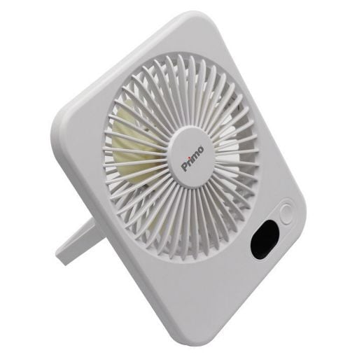 Εικόνα της Mini Επιτραπέζιος Ανεμιστήρας Primo 12.5cm 5W White PRMF-80692