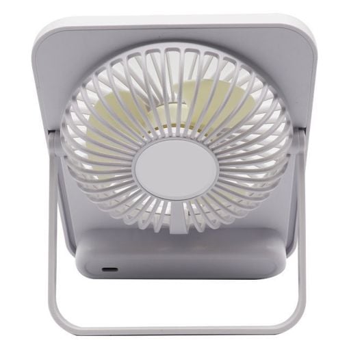 Εικόνα της Mini Επιτραπέζιος Ανεμιστήρας Primo 12.5cm 5W White PRMF-80692