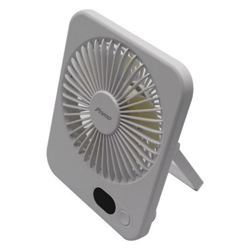 Εικόνα της Mini Επιτραπέζιος Ανεμιστήρας Primo 12.5cm 5W White PRMF-80692