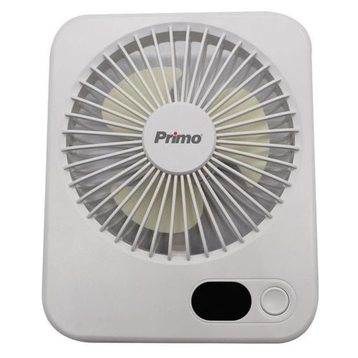 Εικόνα της Mini Επιτραπέζιος Ανεμιστήρας Primo 12.5cm 5W White PRMF-80692