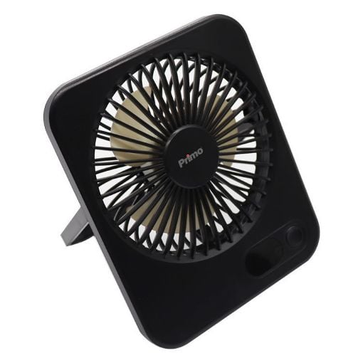 Εικόνα της Mini Επιτραπέζιος Ανεμιστήρας Primo 12.5cm 5W Black PRMF-80693