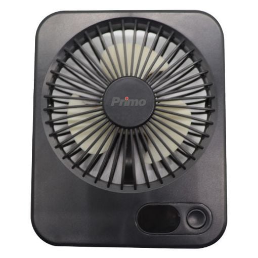 Εικόνα της Mini Επιτραπέζιος Ανεμιστήρας Primo 12.5cm 5W Black PRMF-80693