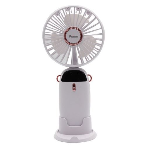 Εικόνα της Ανεμιστήρας Χειρός Primo 9cm 4.5W White PRMF-80695