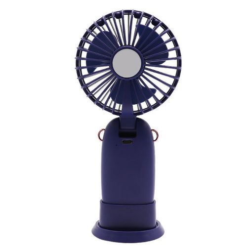Εικόνα της Ανεμιστήρας Χειρός Primo 9cm 4.5W Blue PRMF-80696
