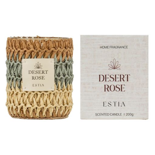 Εικόνα της Αρωματικό Κερί Estia Desert Rose 200gr 04-41281