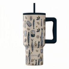 Εικόνα της Θερμός Estia Straw Tumbler XL Save The Aegean 900ml Salt Life 01-41557