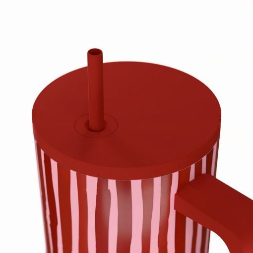 Εικόνα της Θερμός Estia Straw Tumbler XL Save The Aegean 900ml Viva Stripe 01-41564