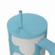Εικόνα της Θερμός Estia Straw Tumbler XL Save The Aegean 900ml Blue Daisy 01-41618