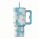 Εικόνα της Θερμός Estia Straw Tumbler XL Save The Aegean 900ml Blue Daisy 01-41618