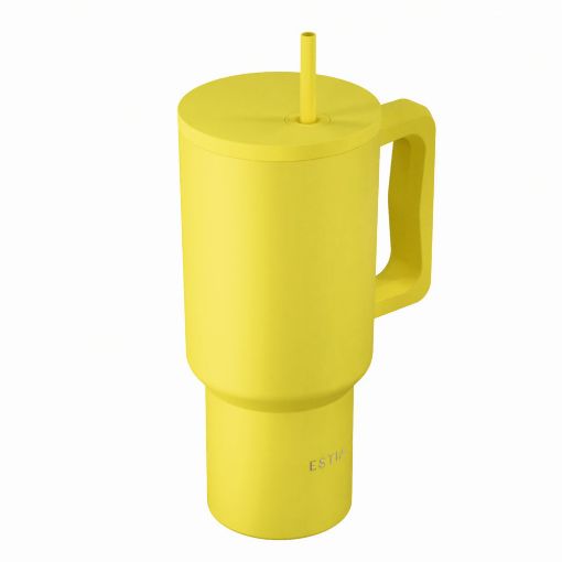 Εικόνα της Θερμός Estia Straw Tumbler XL Save The Aegean 900ml Sunbeam 01-41496