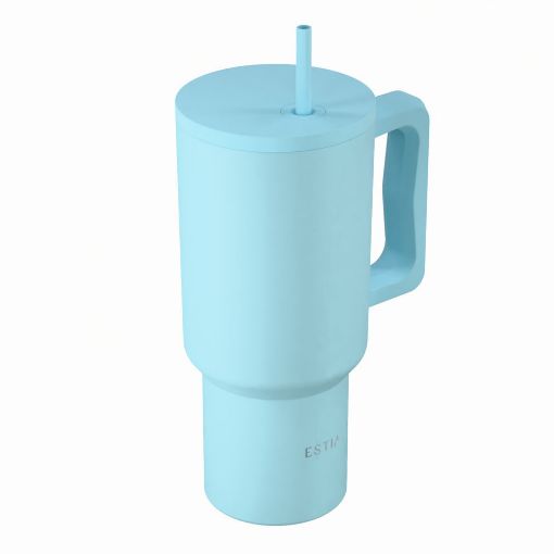 Εικόνα της Θερμός Estia Straw Tumbler XL Save The Aegean 900ml Arctic 01-41519