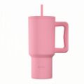 Εικόνα της Θερμός Estia Straw Tumbler XL Save The Aegean 900ml Rose 01-41526