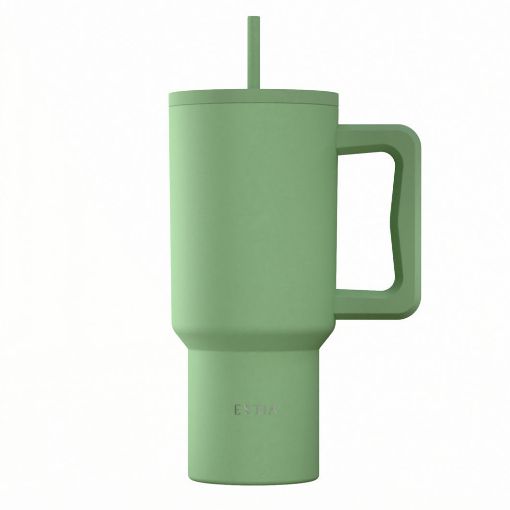 Εικόνα της Θερμός Estia Straw Tumbler XL Save The Aegean 900ml Pine 01-41502