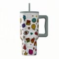 Εικόνα της Θερμός Estia Straw Tumbler XL Save The Aegean 900ml Urban Vibes 01-41540