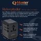 Εικόνα της Αντάπτορας Πρίζας Ταξιδιού Q-Master Universal 1x USB-A & 3x USB-C GaN 67W PWR001BLK67W