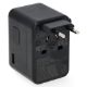 Εικόνα της Αντάπτορας Πρίζας Ταξιδιού Q-Master Universal 1x USB-A & 3x USB-C GaN 67W PWR001BLK67W