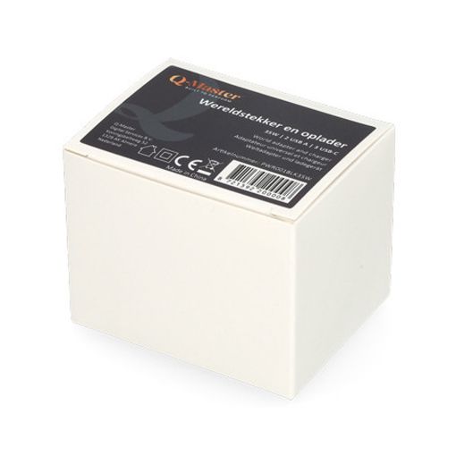 Εικόνα της Αντάπτορας Πρίζας Ταξιδιού Q-Master Universal 2x USB-A & 3x USB-C GaN 35W Black PWR001BLK35W