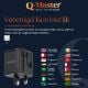 Εικόνα της Αντάπτορας Πρίζας Ταξιδιού Q-Master Universal (Extendable) Black PWR002BLKWRD