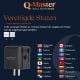 Εικόνα της Αντάπτορας Πρίζας Ταξιδιού Q-Master Universal (Extendable) Black PWR002BLKWRD