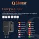 Εικόνα της Αντάπτορας Πρίζας Ταξιδιού Q-Master Universal (Extendable) Black PWR002BLKWRD