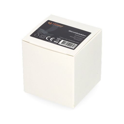 Εικόνα της Αντάπτορας Πρίζας Ταξιδιού Q-Master Universal (Extendable) Black PWR002BLKWRD