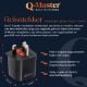 Εικόνα της Αντάπτορας Πρίζας Ταξιδιού Q-Master Type-F to Type-G (EU to UK) Black PWR003BLKEUK