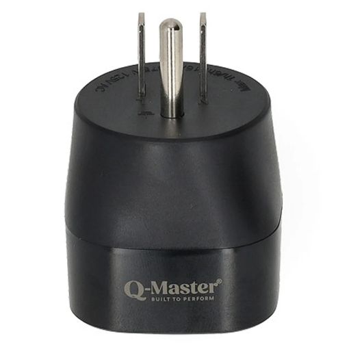 Εικόνα της Αντάπτορας Πρίζας Ταξιδιού Q-Master Type-F to Type-B (EU to USA) PWR003BLKEUS
