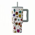 Εικόνα της Θερμός Estia Straw Tumbler XL Save The Aegean 900ml Urban Vibes 01-41540