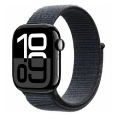 Εικόνα της Apple Watch Series 10 GPS 42mm Jet Black Case with Ink Sport Loop Band MWWG3QF/A