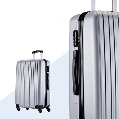 Εικόνα της Σετ Βαλίτσες Slazenger με Περιστρεφόμενους Τροχούς (63cm/43cm) Silver 871125224726