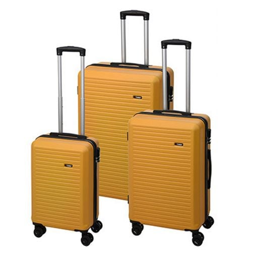 Εικόνα της Σετ Βαλίτσες ProWorld (46cm/43cm/36.5cm) Yellow DG4700040