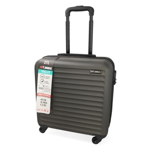 Εικόνα της Βαλίτσα Καμπίνας ProWorld 27L 41x22x47 cm Gray FB5000400