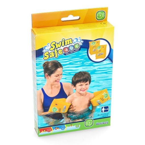 Εικόνα της Μπρατσάκια Κολύμβησης Bestway Swim Safe ABC WonderSplash Step C 25x15 cm Yellow 32033