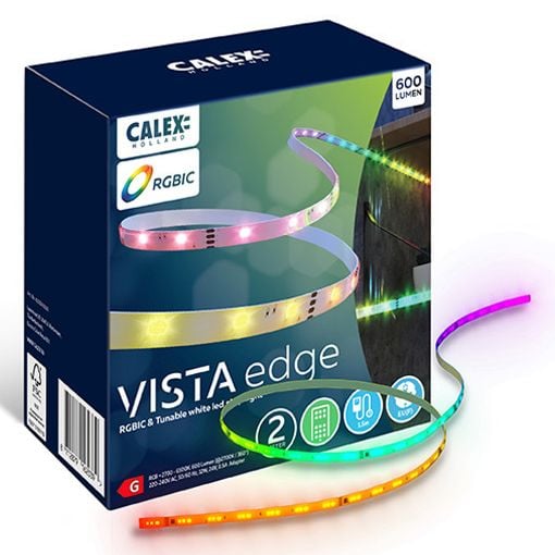 Εικόνα της LED Strip Calex Vibey RGBIC Battery 2m 1801000101