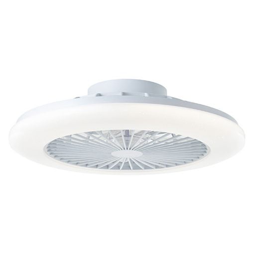 Εικόνα της Ανεμιστήρας Οροφής Brilliant Salerno 48.5cm με LED Φωτισμό RGBIC 3000-6500K & Τηλεχειριστήριο 40W White G60020/05