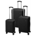 Εικόνα της Σετ Βαλίτσες ProWorld (46cm/43cm/36.5cm) Black DG4700050