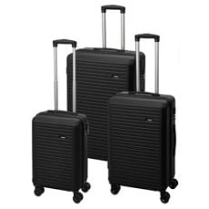 Εικόνα της Σετ Βαλίτσες ProWorld (46cm/43cm/36.5cm) Black DG4700050