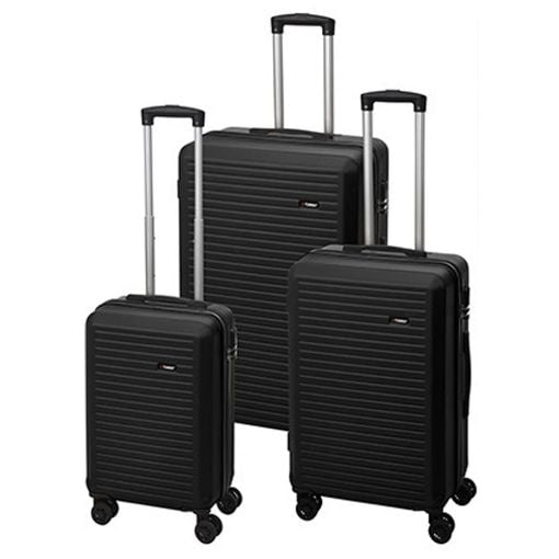Εικόνα της Σετ Βαλίτσες ProWorld (46cm/43cm/36.5cm) Black DG4700050