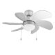 Εικόνα της Ανεμιστήρας Οροφής Tristar 76cm με Φωτισμό Ε27 60W Silver VE-5810