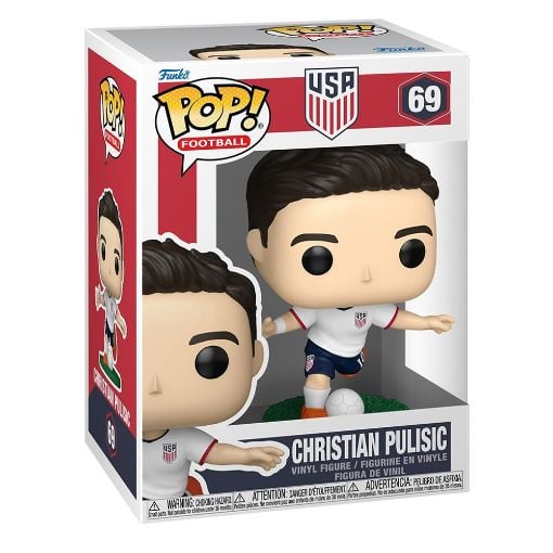 Εικόνα της Funko Pop! Sports: USA - Christian Pulisic #69