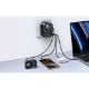Εικόνα της Αντάπτορας Πρίζας Ταξιδιού Ugreen Universal 2x USB-C & USB-A 65W Black 55001