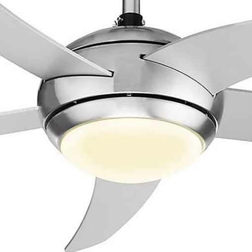 Εικόνα της Ανεμιστήρας Οροφής Tristar 112cm με Φωτισμό E14 & Τηλεχειριστήριο 60W Silver VE-5815