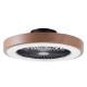 Εικόνα της Ανεμιστήρας Οροφής Brilliant Slimline 49cm με LED Φωτισμό RGBIC 3000-6500K & Τηλεχειριστήριο 40W Wood G60060/09