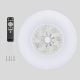 Εικόνα της Ανεμιστήρας Οροφής 123LED 60cm με LED Φωτισμό RGB 2700-6500K & Τηλεχειριστήριο 54W White