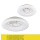 Εικόνα της Ανεμιστήρας Οροφής 123LED 60cm με LED Φωτισμό RGB 2700-6500K & Τηλεχειριστήριο 54W White
