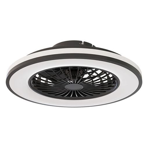 Εικόνα της Ανεμιστήρας Οροφής Calex 49cm με LED Φωτισμό RGB 2700-6500K & Τηλεχειριστήριο 48W Black/White 5701000800