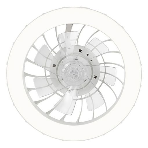 Εικόνα της Ανεμιστήρας Οροφής Brilliant Fanora 46cm με LED Φωτισμό RGBIC 2700-6500K & Τηλεχειριστήριο 30W White G81080/05