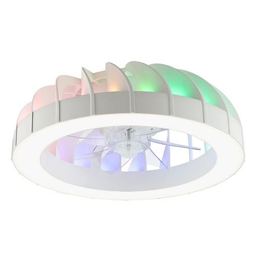 Εικόνα της Ανεμιστήρας Οροφής Brilliant Fanora 46cm με LED Φωτισμό RGBIC 2700-6500K & Τηλεχειριστήριο 30W White G81080/05