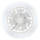 Εικόνα της Ανεμιστήρας Οροφής Brilliant Montero 42cm με LED Φωτισμό 2700-6500K & Τηλεχειριστήριο 20W White G81305/05