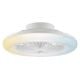 Εικόνα της Ανεμιστήρας Οροφής Brilliant Montero 42cm με LED Φωτισμό 2700-6500K & Τηλεχειριστήριο 20W White G81305/05